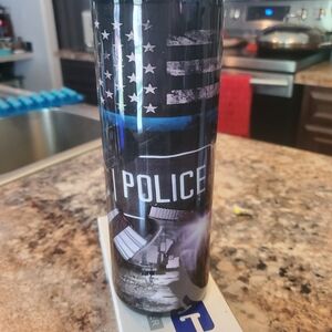 Police Themed Tumbler